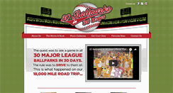 Desktop Screenshot of 30ballparks30days.com